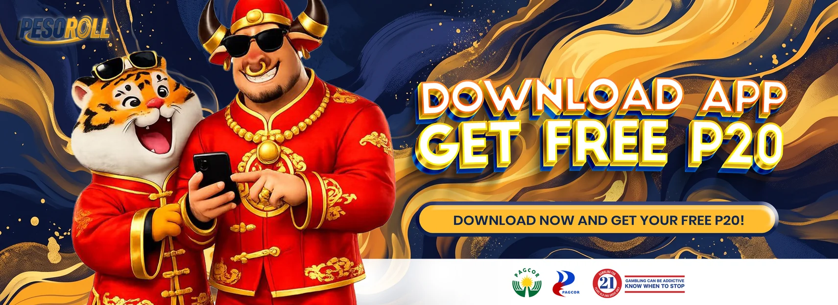 Get the app + deposit ₱100 → claim ₱20 free